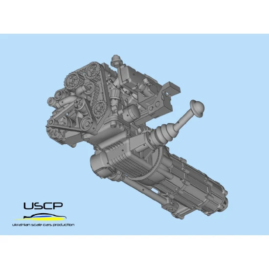 Uscp 24t063 1/24 Sierra Cosworth 4x4 Engine Bay Super Detail Set For D.modelkit