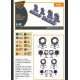 Clear Prop 32009 1/32 Lynx Wheelset Resin Model