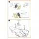 Clear Prop 35005 1/35 Tb.2 Painting Mask On Yellow Kabuki Paper For Cp Kits Aircraft Accessories