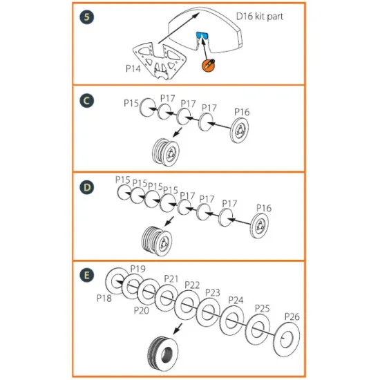 Clear Prop 35006 1/35 Tb.2 Pe Parts For Cp Kit Aircraft Accessories
