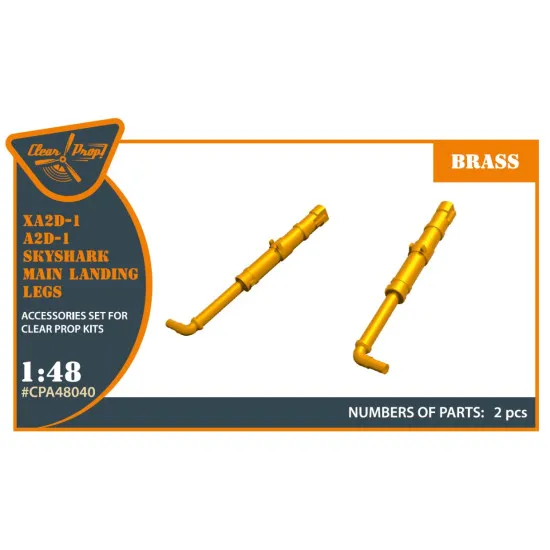 Clear Prop 48040 1/48 Xa2d 1 A2d 1 Skyshark Main Landing Legs For Cp Kits