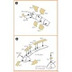 Clear Prop 72116 1/72 Me410 B1.u2.u4.r4 Painting Mask On Yellow Kabuki Paper For Airfix Kit