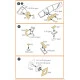Clear Prop 72116 1/72 Me410 B1.u2.u4.r4 Painting Mask On Yellow Kabuki Paper For Airfix Kit