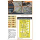 Clear Prop 72116 1/72 Me410 B1.u2.u4.r4 Painting Mask On Yellow Kabuki Paper For Airfix Kit