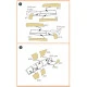 Clear Prop 72116 1/72 Me410 B1.u2.u4.r4 Painting Mask On Yellow Kabuki Paper For Airfix Kit