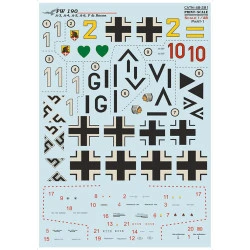 Print Scale 48-281 1/48 Fw 190 A3 A4 A5 A6 F Recon Part 1