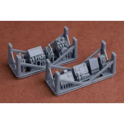 Sbs 3d036 1/35 Radio Equipment And Intercom Boxes For Sd.kfz 234/4 Resin Kit