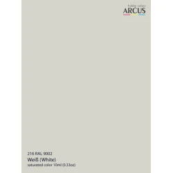 Arcus A216 Acrylic Paint Ral 9002 Weib Saturated Color 10ml