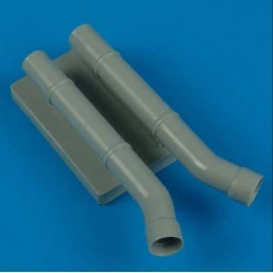 Quickboost 32079 1/32 Junkers Ju 87d-5n Night Exhaust Type B For Hasegawa