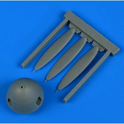 Quickboost 32252 1/32 Bf 109f-2 Propeller For Hasegawa And Revell Accessories