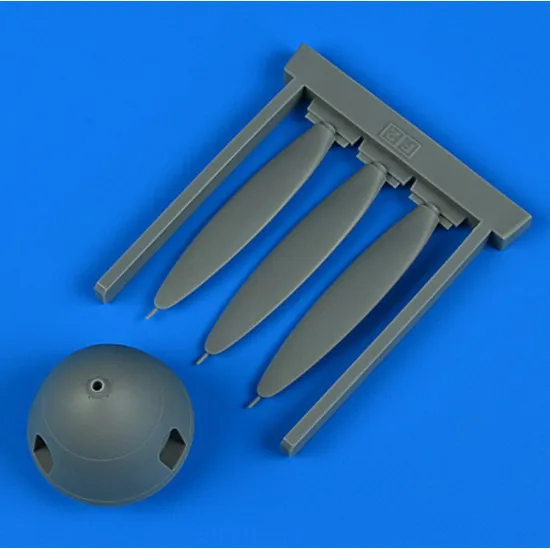 Quickboost 32252 1/32 Bf 109f-2 Propeller For Hasegawa And Revell Accessories