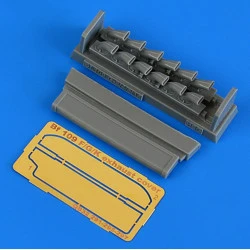 Quickboost 32291 1/32 Bf 109g-2/4/6/14 Exhaust For Hasegawa Accessories Kit