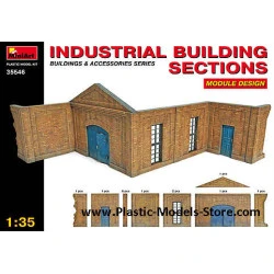 Industrial Building Sections. Module design. 1/35 Miniart 35546