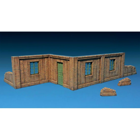 Sections of Brick Building. Module design. 1/35 Miniart 35552