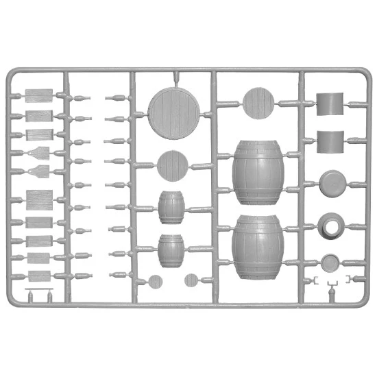 Wooden barrels 1/35 Scale Miniart 35550