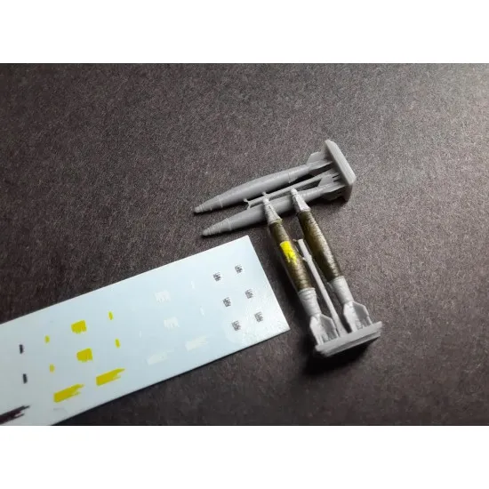 Rise144 Models Rm006 1/144 Gbu 38 Bombs 4x Resin Model Kit