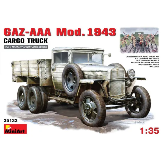 GAZ-AAA Mod. 1943 Cargo truck 1/35 Miniart 35133
