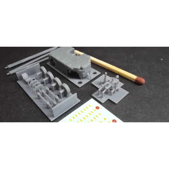 Rise144 Models Rm014 1/144 Usn Stt Towing Tractor A/S32a-49 Resin Kit