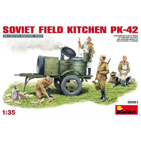 Soviet Field Kitchen KP-42 1/35 Miniart 35061 Soviet Field Kitchen KP-42 1/35 Miniart 35061