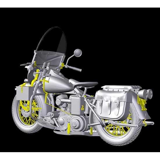 U.S. Motorcycle repair crew 1/35 Miniart 35101 U.S. Motorcycle repair crew 1/35 Miniart 35101