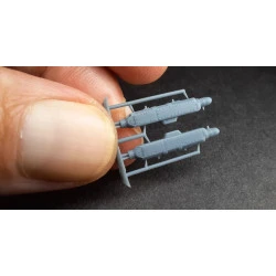 Rise144 Models Rm038 1/144 An/Alq 131 2 Band Shallow Version 2x Accessories Kit