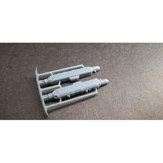 Rise144 Models Rm038 1/144 An/Alq 131 2 Band Shallow Version 2x Accessories Kit