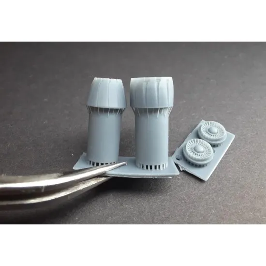 Rise144 Models Rm064 1/144 F-14d Ge Engine Exhaust Mix Open/Close 1pair