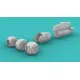 Rise144 Models Rm063 1/144 Smokewinders Set Of Six, 3x Pairsrise144 Models Rm068 1/144 Talios Targeting Pod For Rafale Set Of Two Revell And Trumpeter