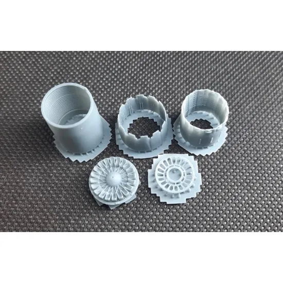 Rise144 Models Rm72009 1/72 F-16 Ge Exhaust Open For Tamiya Kit Accessories Kit