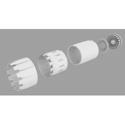 Rise144 Models Rm72009 1/72 F-16 Ge Exhaust Open For Tamiya Kit Accessories Kit