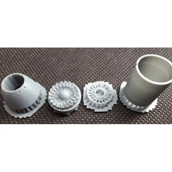 Rise144 Models Rm72010 1/72 F-16 Ge Exhaust Close For Tamiya Kit