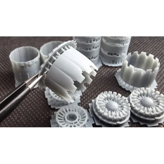 Rise144 Models Rm72011 1/72 F-14 Ge Exhaust Open For Academy Kit