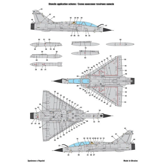 Foxbot 72-073 1/72 Dassault Mirage 2000n For Airfix, Italeri, Dreammodel, Heller, Modelsvit, Revell, Tamiya Foxbot 72-073 1/72 Dassault Mirage 2000n For Airfix, Italeri, Dreammodel, Heller, Modelsvit, Revell, Tamiya