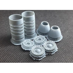 Rise144 Models Rm72012 1/72 1/72 F-14 Ge Exhaust Close For Academy Kit