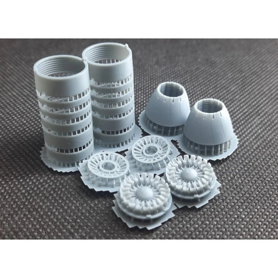 Rise144 Models Rm72012 1/72 1/72 F-14 Ge Exhaust Close For Academy Kit