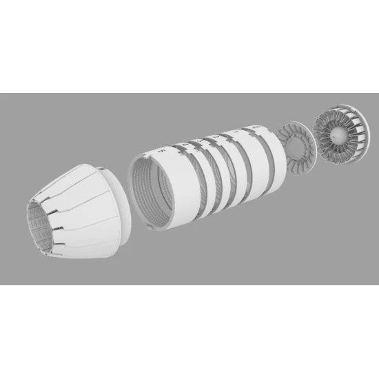 Rise144 Models Rm72012 1/72 1/72 F-14 Ge Exhaust Close For Academy Kit