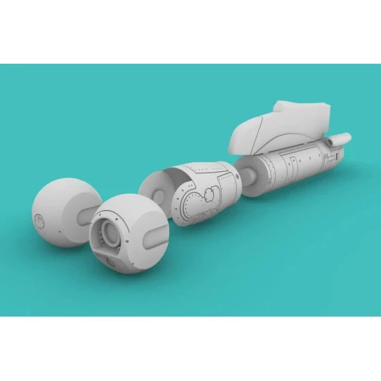 Rise144 Models Rm72017 1/72 Damocles Targeting Pod For Rafale W Pylon