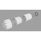 Rise144 Models Rm48001 1/48 F-16 Ge Exhaust Open For New Kinetic Kits