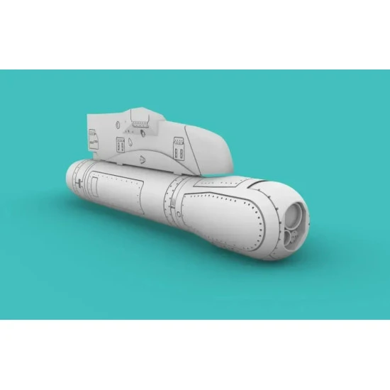 Rise144 Models Rm48004 1/48 Talios Targeting Pod For Rafale W Pylon