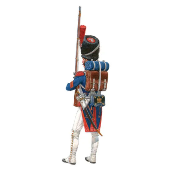 Imperial guard French grenadier. Napoleonic Wars. 1/16 model kit MiniArt 16017