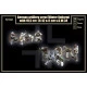 Mars Figures 72142 1/72 German Artillery Crew Winter Uniform With 10.5cm Lg42.43 8cm S.g.w.34 Ww Ii 36 Figures 9 Poses