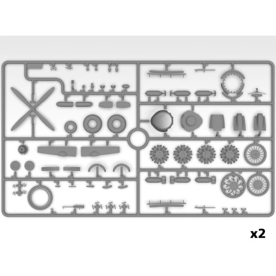 Icm 48320 1/48 B 26b Marauder Wwii American Bomber New Molds