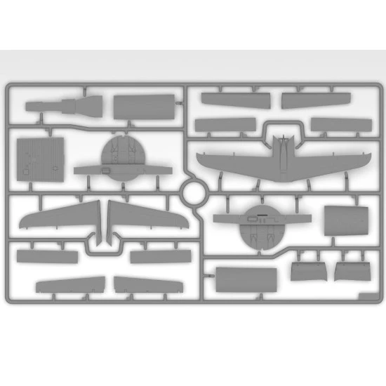 Icm 48320 1/48 B 26b Marauder Wwii American Bomber New Molds