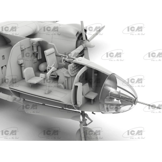 Icm 48320 1/48 B 26b Marauder Wwii American Bomber New Molds