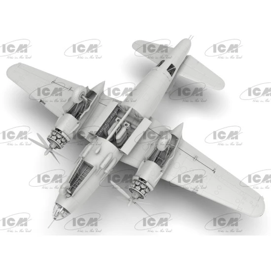 Icm 48320 1/48 B 26b Marauder Wwii American Bomber New Molds