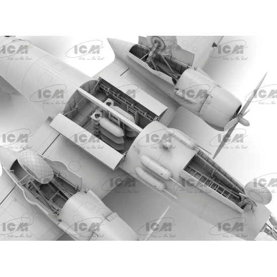 Icm 48320 1/48 B 26b Marauder Wwii American Bomber New Molds