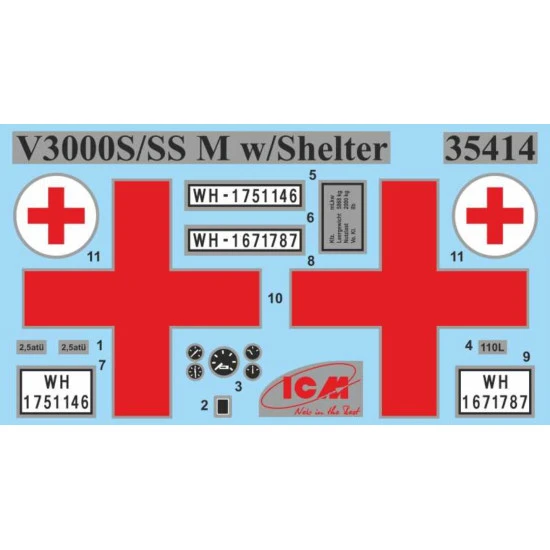 Icm Ds3522 1/35 Wehrmacht Maultiers Plastic Model Kit