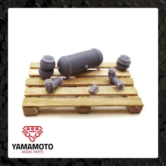 Yamamoto Ymptun30 1/24 Airride Set For Bmw Model Car Upgrade Set Resin Kit