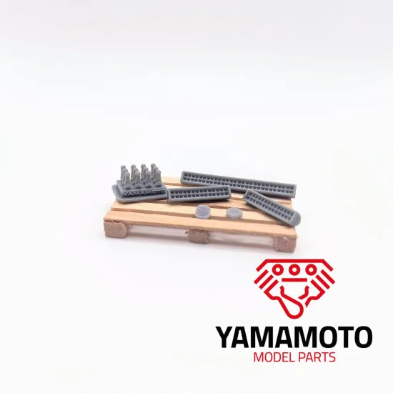 Yamamoto Ymptun57 1/24 Turbo Kit For 4-cyl Engine Upgrade Set Resin Kit