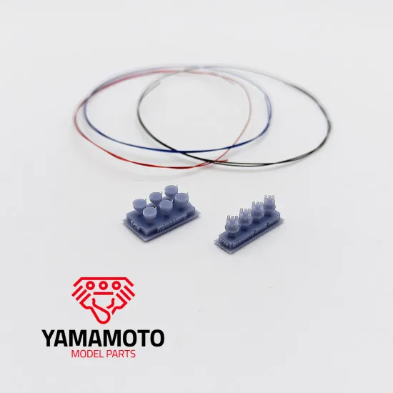 Yamamoto Ymptun70 1/24 Set Of 4 Distributors For 4 Cylinder Engines Upgrade Kit